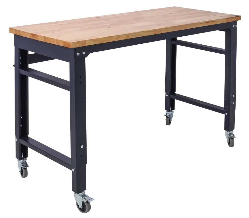 48 Inch Wide Adjustable Height Rolling Workbench Garage g-h