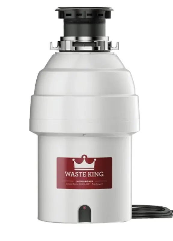 Waste King Legend Series L-8000 Garbage Disposer, 1 hp Motor, 115 V, Stainless Alloy