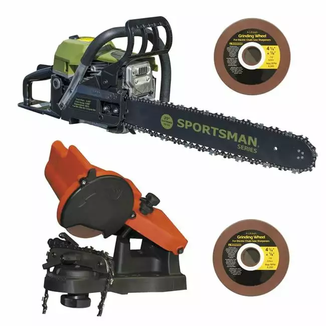 20 . Gas Chain Saw Kit Sharpener & Grinding Plates Book Publishing Company