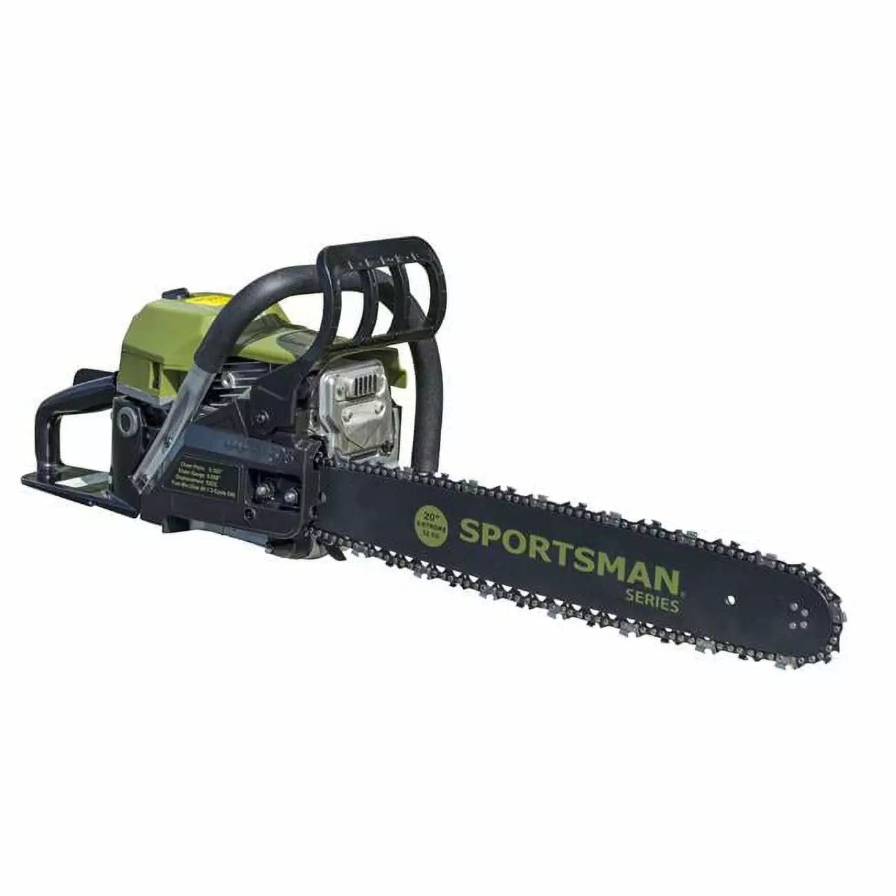 Sportsman Series 20 . 52CC Gas 2-Stroke Rear Handle Chainsaw. Green