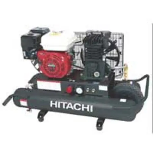 Metabo HPT EC2510EM Gas Powered 8-Gallon Wheeled Air Compressor Job Sites