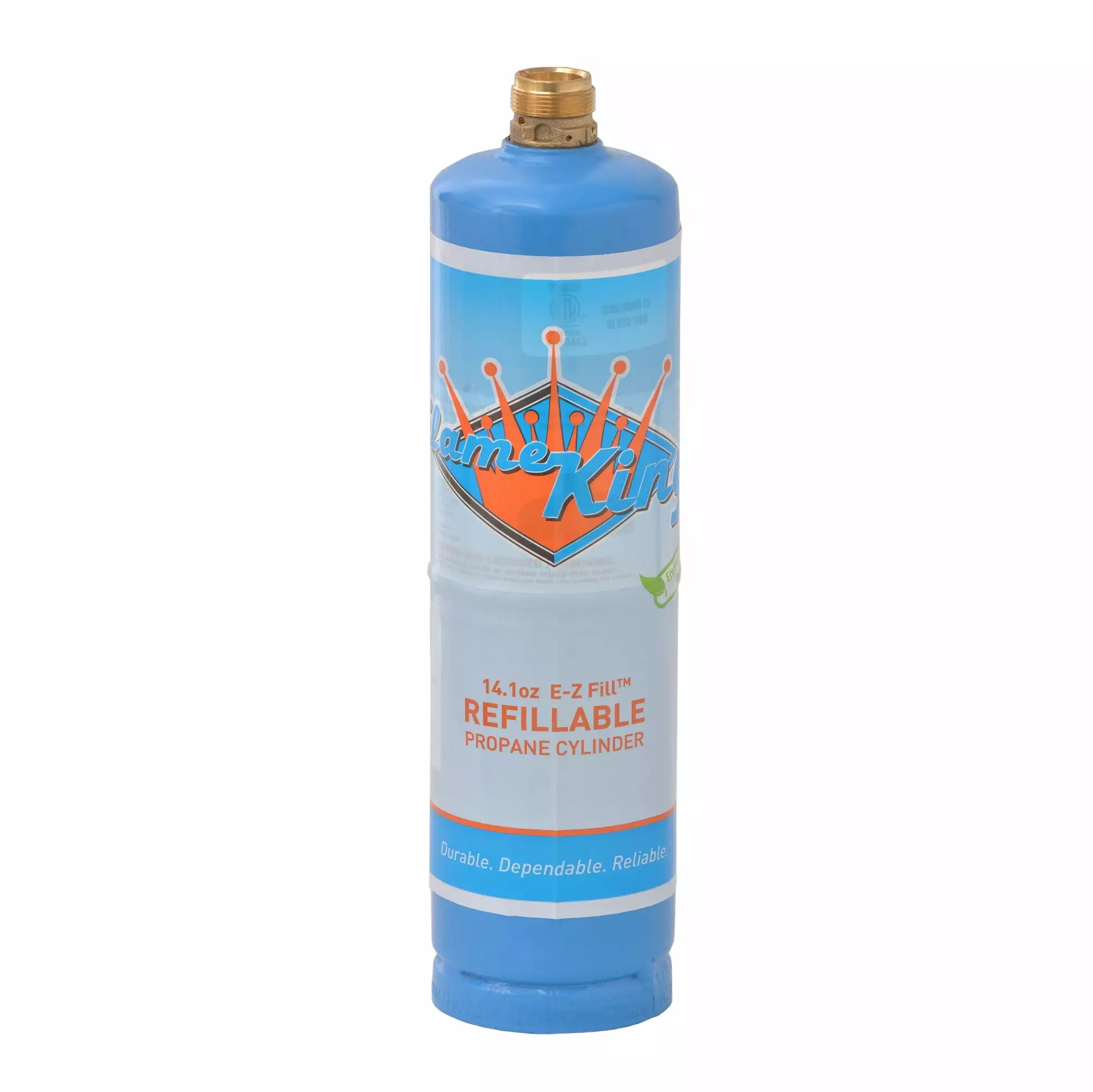 Flame King 1LB Empty Propane Welding Cylinder Tank Refillable 14.1 oz
