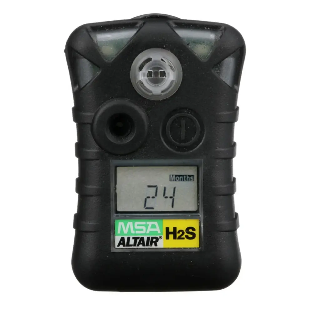 Water Leak ALTAIR® Single-Gas Detector, Hydrogen Sulfide (H2S), 0 to 100 ppm Sensor Range, Audible/Visual/Vibrating Alarm...