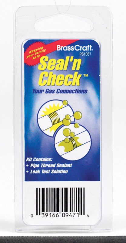 Seal-N-Check Gas Connector Sealant Kit Pack 10 Leak Detection