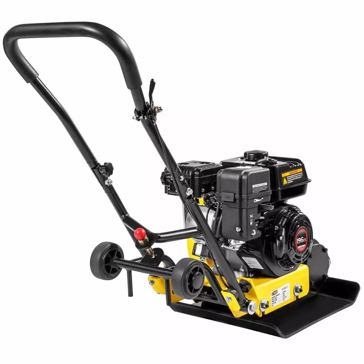 STARK USA 7.0HP Gas Powered Vibration Space-savingion Force Plate Space-savingor Walk-Behind 2360 Lbs