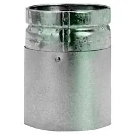 Type B Gas Vent Round Pipe 3-Inch Universal Adapter Male Venting Systems Selkirk