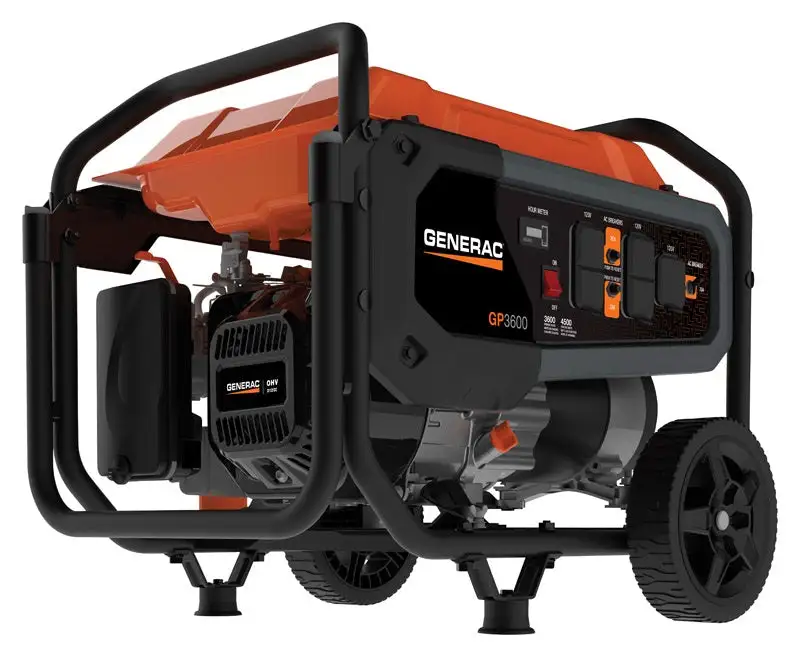 Generac GP15000E GP Series Power Generator - 22500 Watt Electric Start Portable Generator