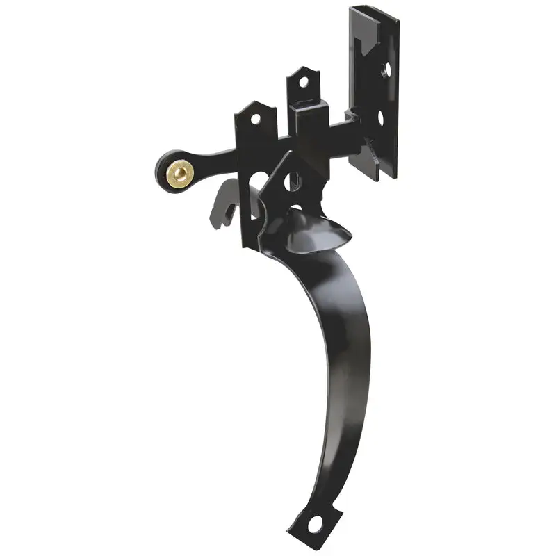 National Hardware 5 . Black Steel Thumb Gate Latch Pack 5