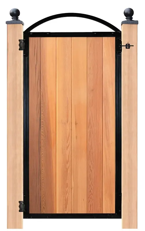 Nuvo Iron PRO6 Series Gate Frame, : 36-1/4 Wide Openings, Wood, Portable Brown