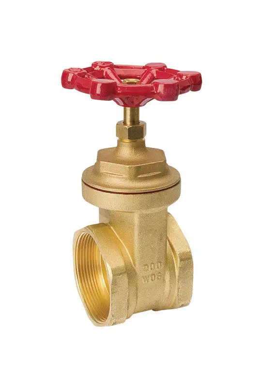 B&K ProLine 4 Inch FIP Brass Gate Valve Plumbing Systems BK Products