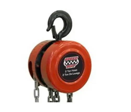 North American Tool 7519 Gear Driven Hoist 2 Ton Heavy Lifting