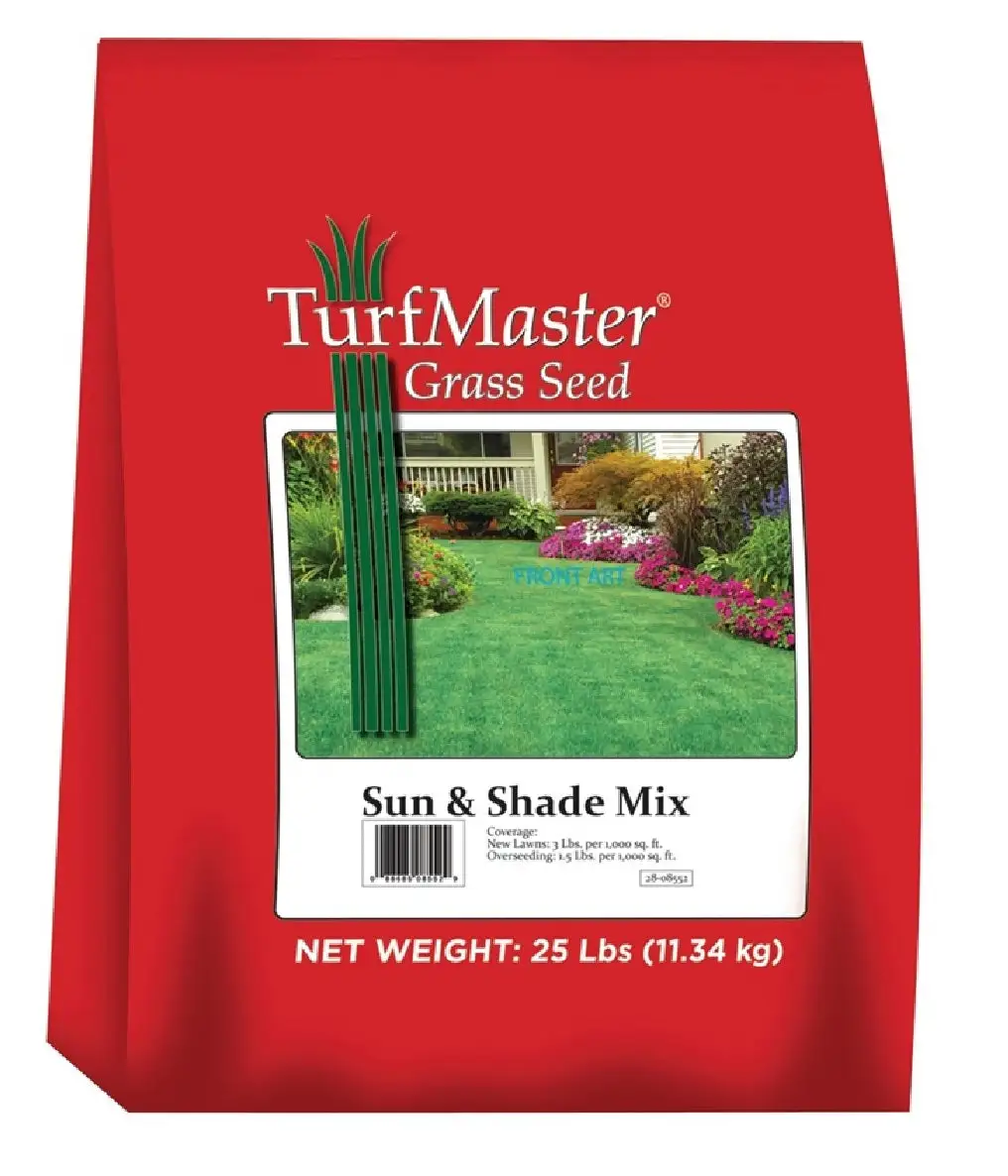 TurfMaster 28-08559 Deluxe Shady Mix Grass Seed 25 Lb Large Shaded Areas