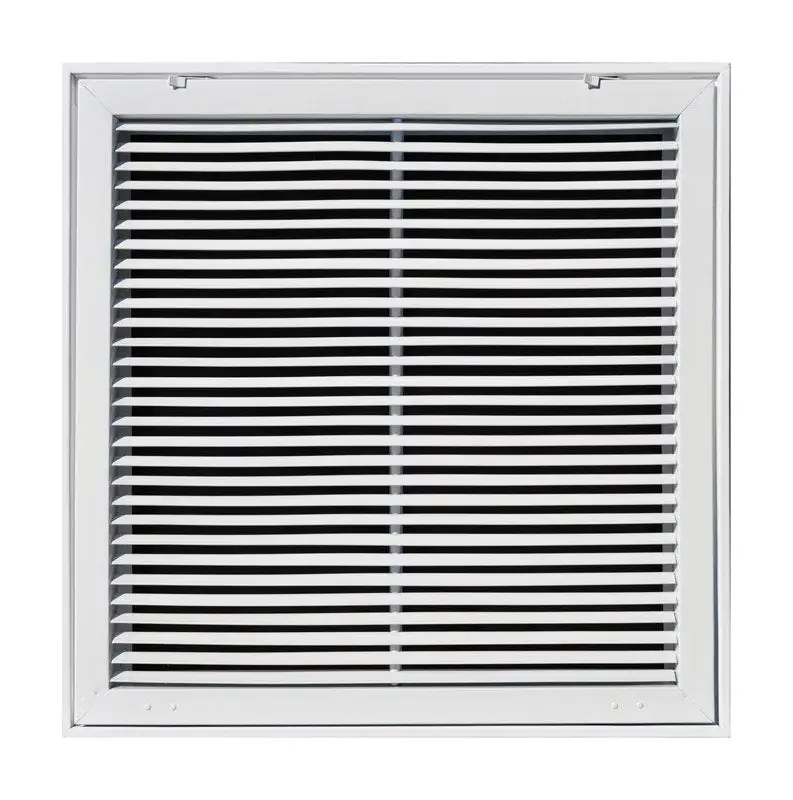 Tru Aire 20 . H X 30 . W 1-Way Powder Coat White Steel Return Air Filter Grille HVAC Systems