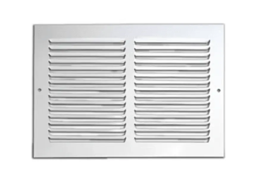 MFBG1410W METAL-FAB Pearl Baseboard Grille, 1/2" Spacing, 14" X 10"