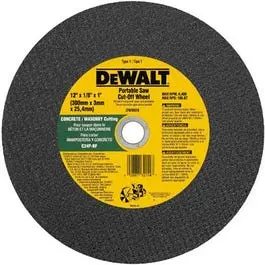 12-Inch Masonry Cutting Wheel 1/8-Inch Thick Dewalt