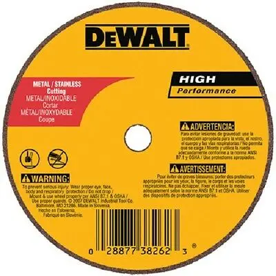 Dewalt 254 Die Grinder Wheels Type 1 3-Inch x 1/8-Inch x 3/8-Inch
