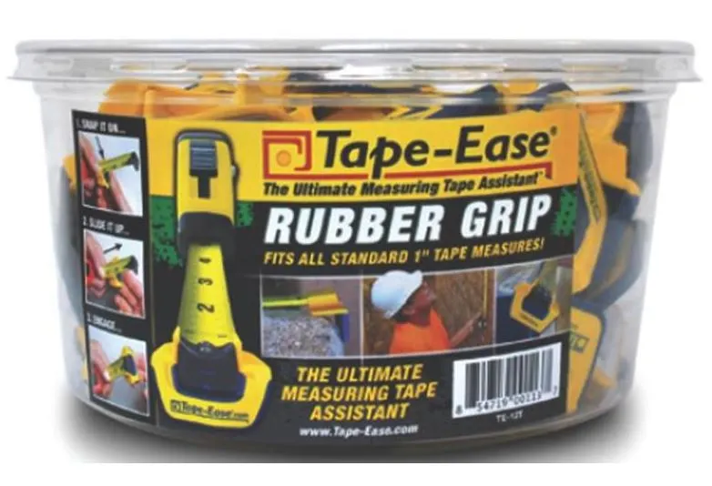 Tape-Ease TE-12T Rubber Grip Tape-Ease Tub 50 Count Non-Slip Handling