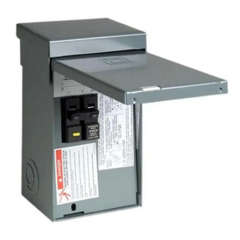 HOMELINE 2 POLE, 50 ENCLOSED CORE BREAKER, NEMA3R, GROUND FAULT INTERRUPT