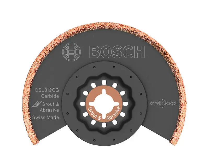 Bosch StarLock 3-1/2x4 Inch Carbide Grit Grout Blade Tile Removal