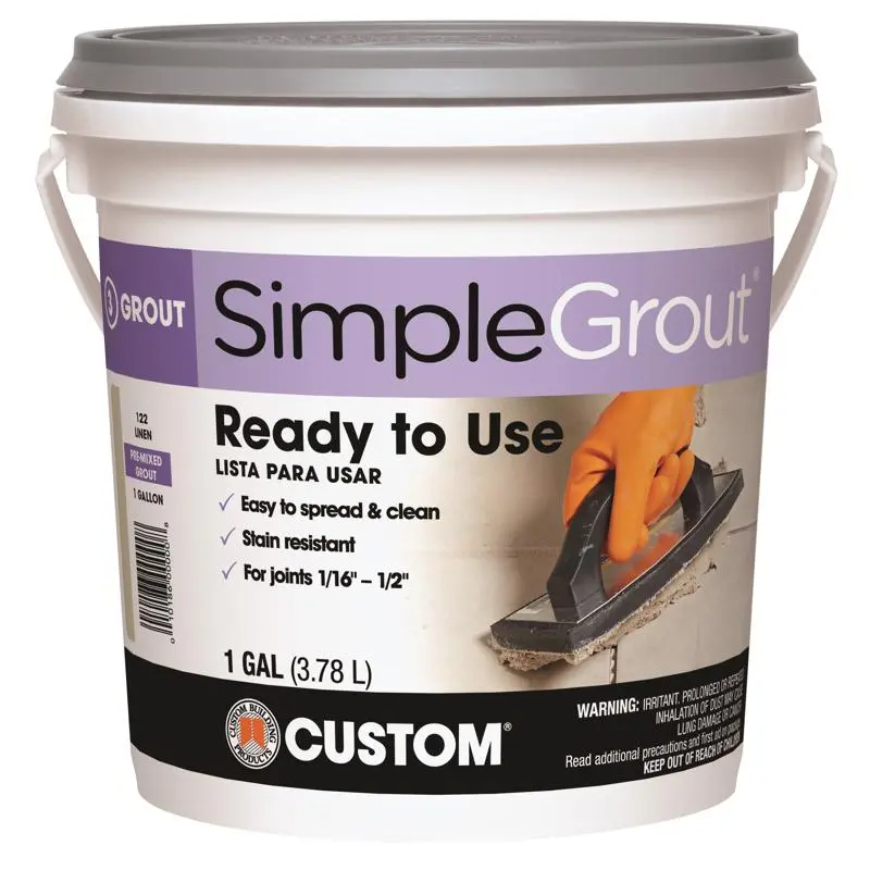 Custom Building Products SimpleGrout Indoor White Grout 1 Gallon