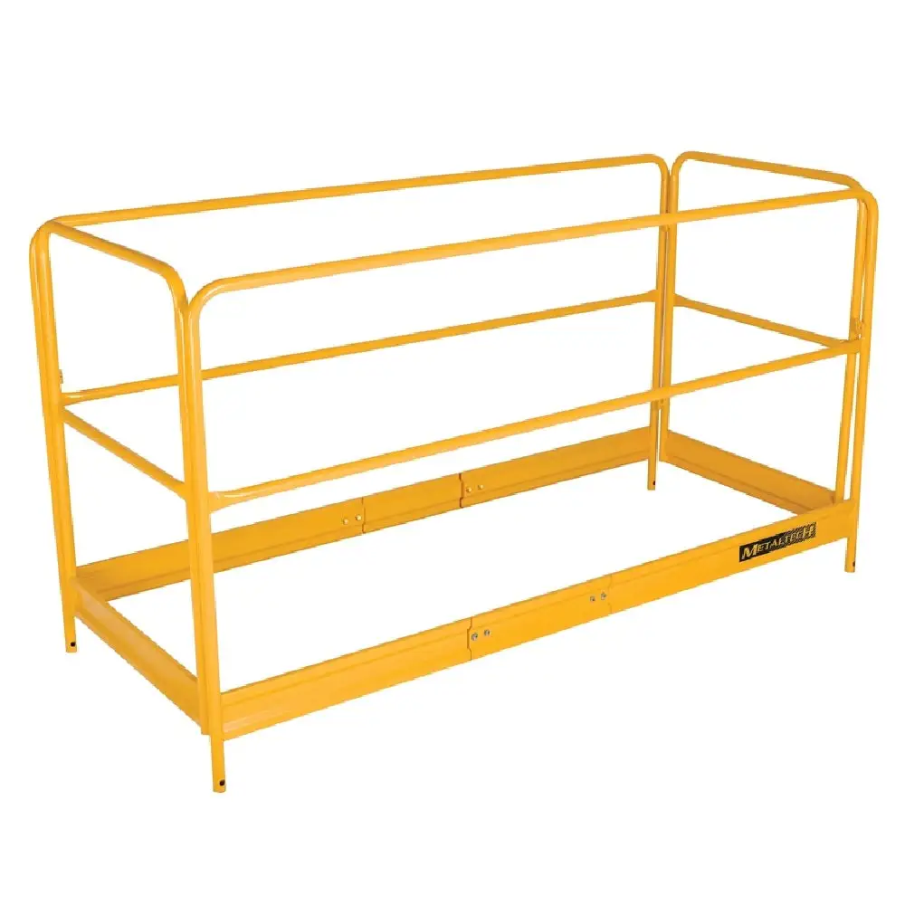 MetalTech I-CISGRJP Scaffold Guardrail System 6' x 2.5' x 3.4' Safety Rail Construction