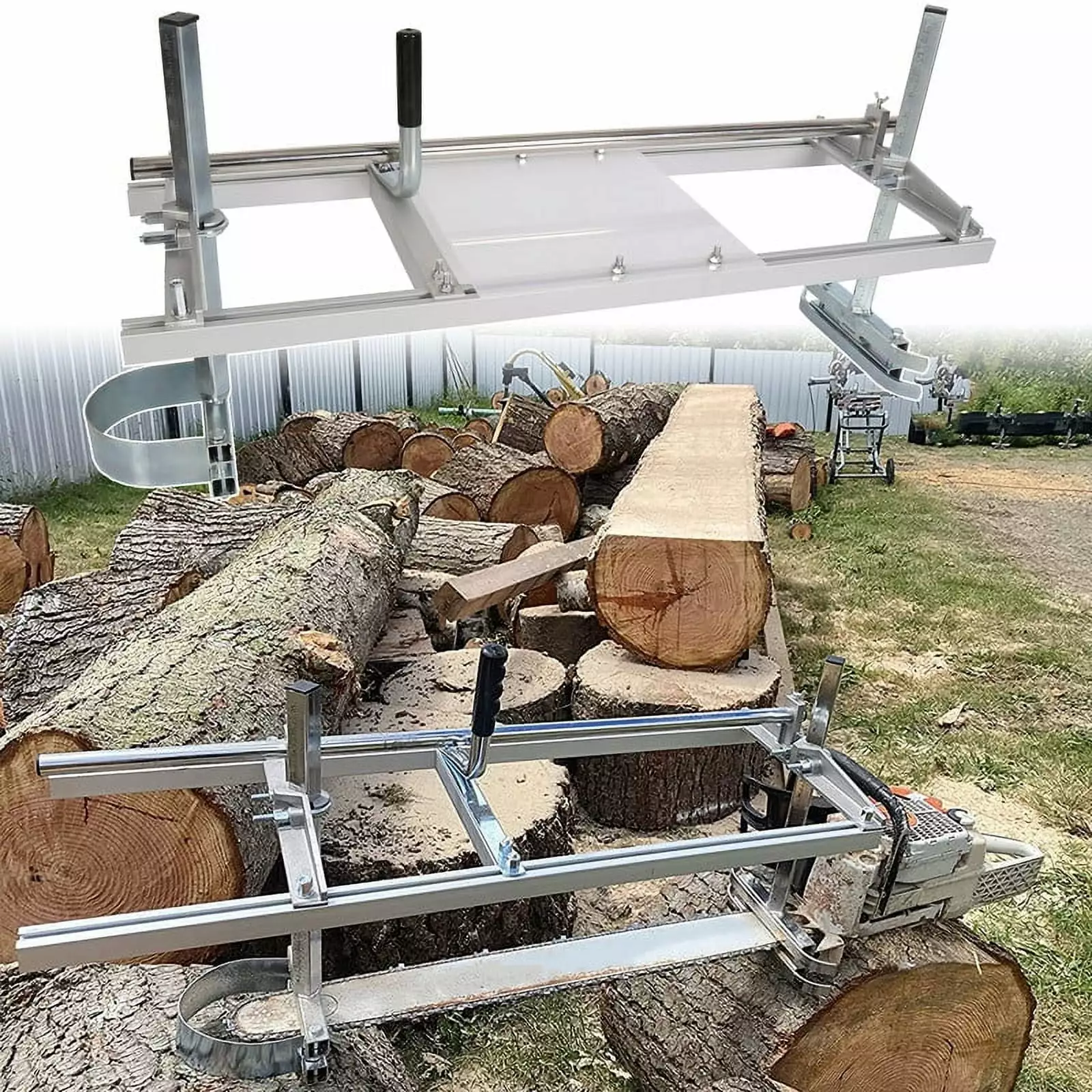 HECASA Fits 14-36 Chainsaw Guide bar Chain Saw Mill Log Planking Lumber Travel-friendly