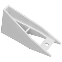 Gutter Bracket Spacer White Vinyl 5-Pack - Rain Gutter Hanger Support Spacers Raingo