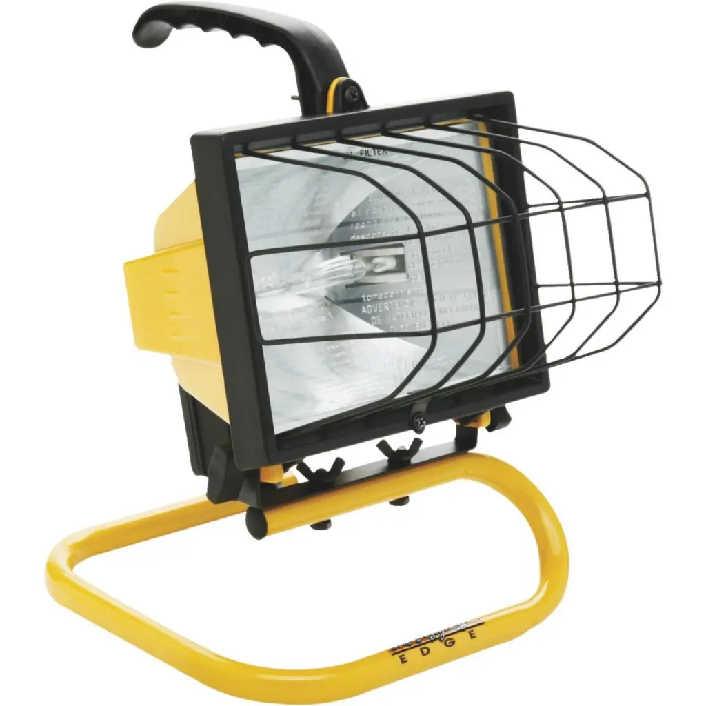 Designers Edge Power Light 8000 Lumen Halogen S-Tube Portable Work Light