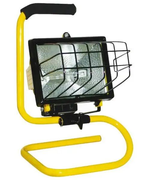 Power Zone ORHL500W03 Portable Halogen Work Light 120V 500W