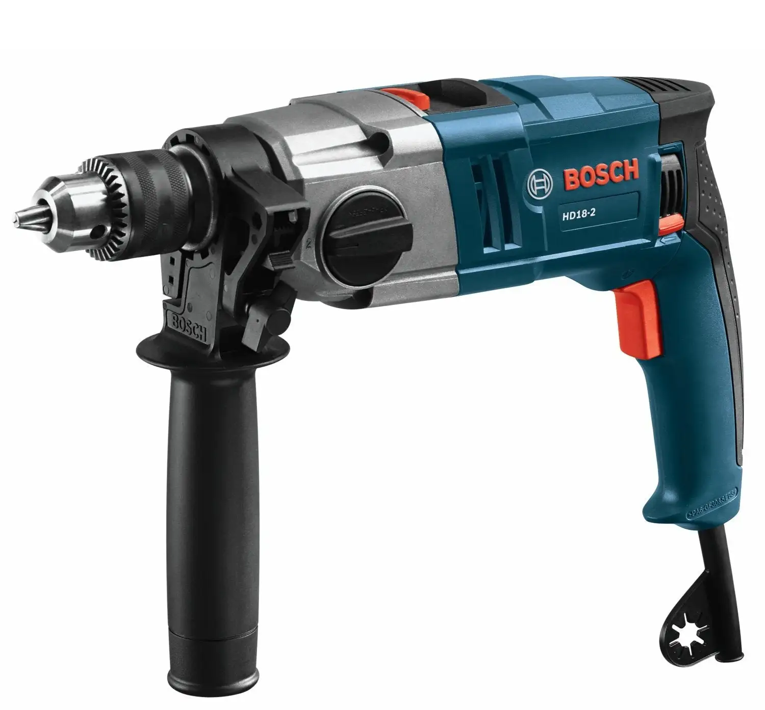 Bosch HD18-2 VSR Hammer Drill Blue 8.5 Amps Professional Contractors