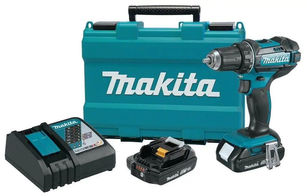 Makita 18V LXT BL Cordless 1/2" Hammer Driver-Drill Kit Battery and Charger