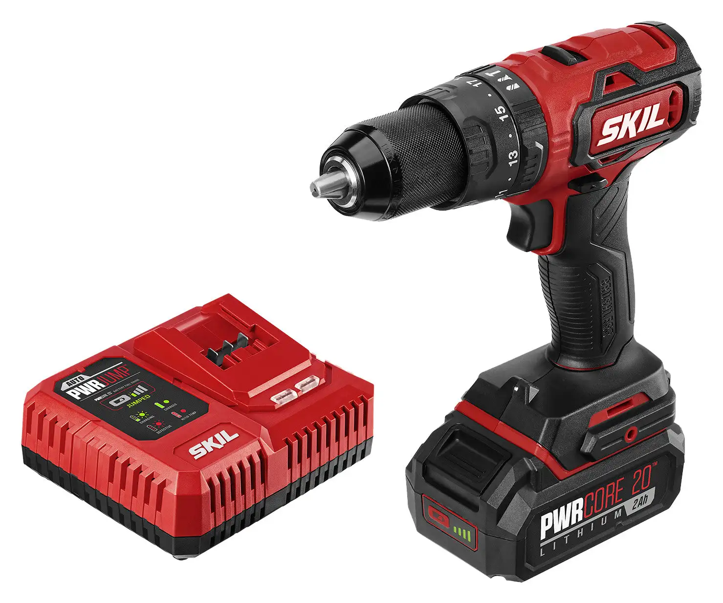 Skil HD529402 PWRCore 20 Brushless Hammer Drill 20V 1/2 Inch