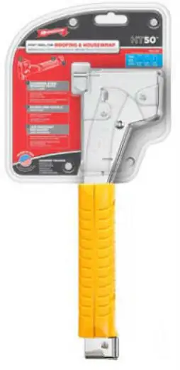 Arrow Fastener HT50DS Heavy Duty Hammer Tacker High Carbon Steel Upholstery and Carpentry