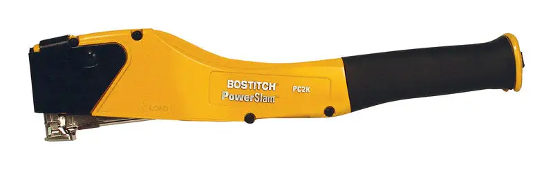 Bostitch PowerCrown 7/16 . Hammer Tacker Holster Kit - Heavy Duty Staple Gun Professional Use