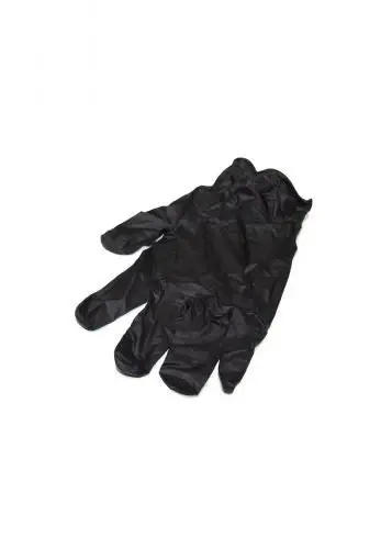 Black Nitrile Powder Included Gloves 6 mil