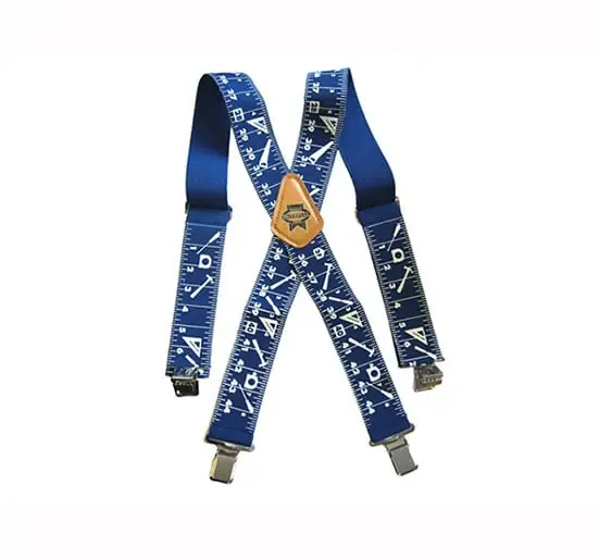 Faithfull Heavy-Duty Braces 50mm Wide - Azure - Braces Trouser