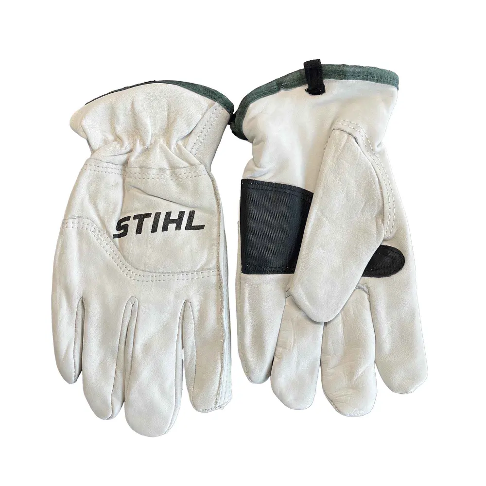 Leather Work Gloves, Medium