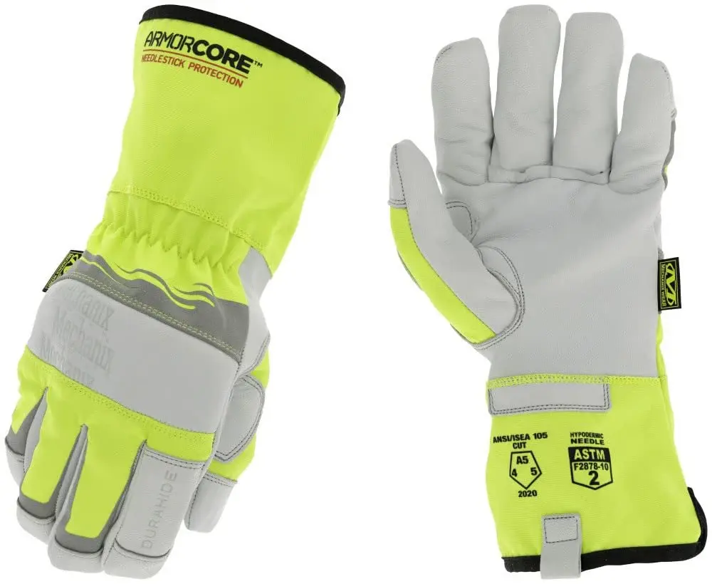 Mechanix Wear Industrial Needle Stick Hi-Viz