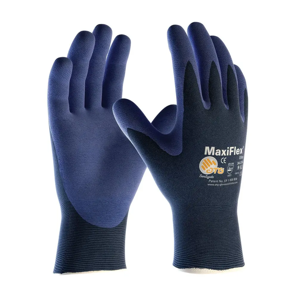 PIP Elite MaxiFlex 34-274 Ultra Portable Weight Nitrile Coated Grip Glove X-Large 12 Pair