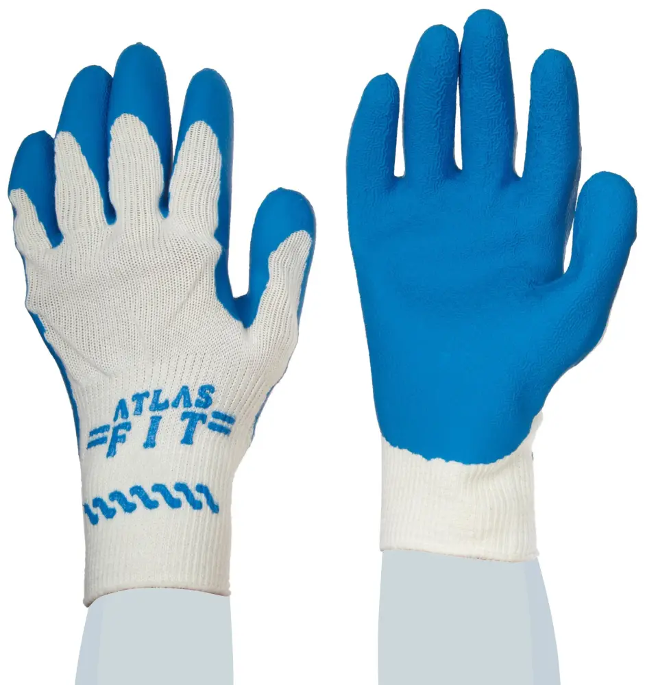 SHOWA Atlas 300 Natural Rubberized Palm Coated General Purpose Work Glove