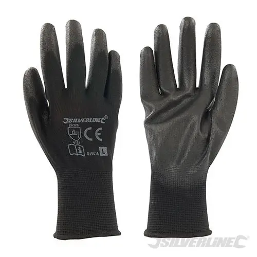 Silverline Ebony Palm Gloves L 9 - 819015