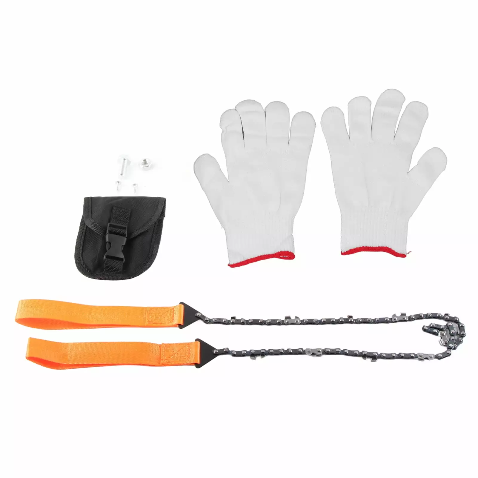 Pocket Chainsaw 26in Tree Limb Hand Rope Chain Saw 11 Blades High Hardness Chainsaw Tree Pruning Industrial supplies huazh...