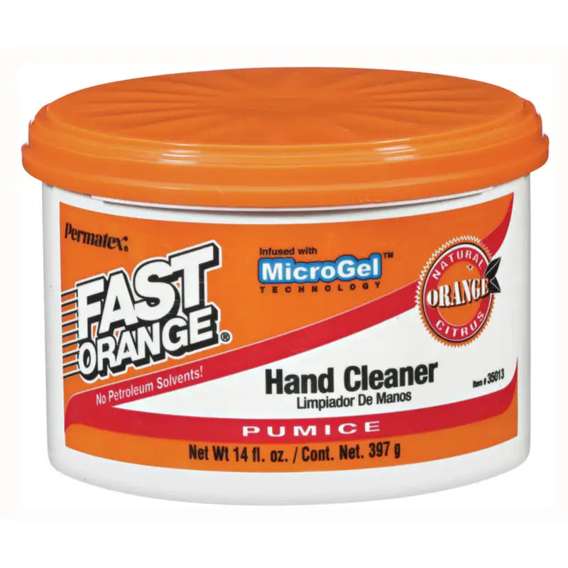 Permatex Fast Orange Pumice Hand Cleaner 14 oz Pack 12 Citrus Scent