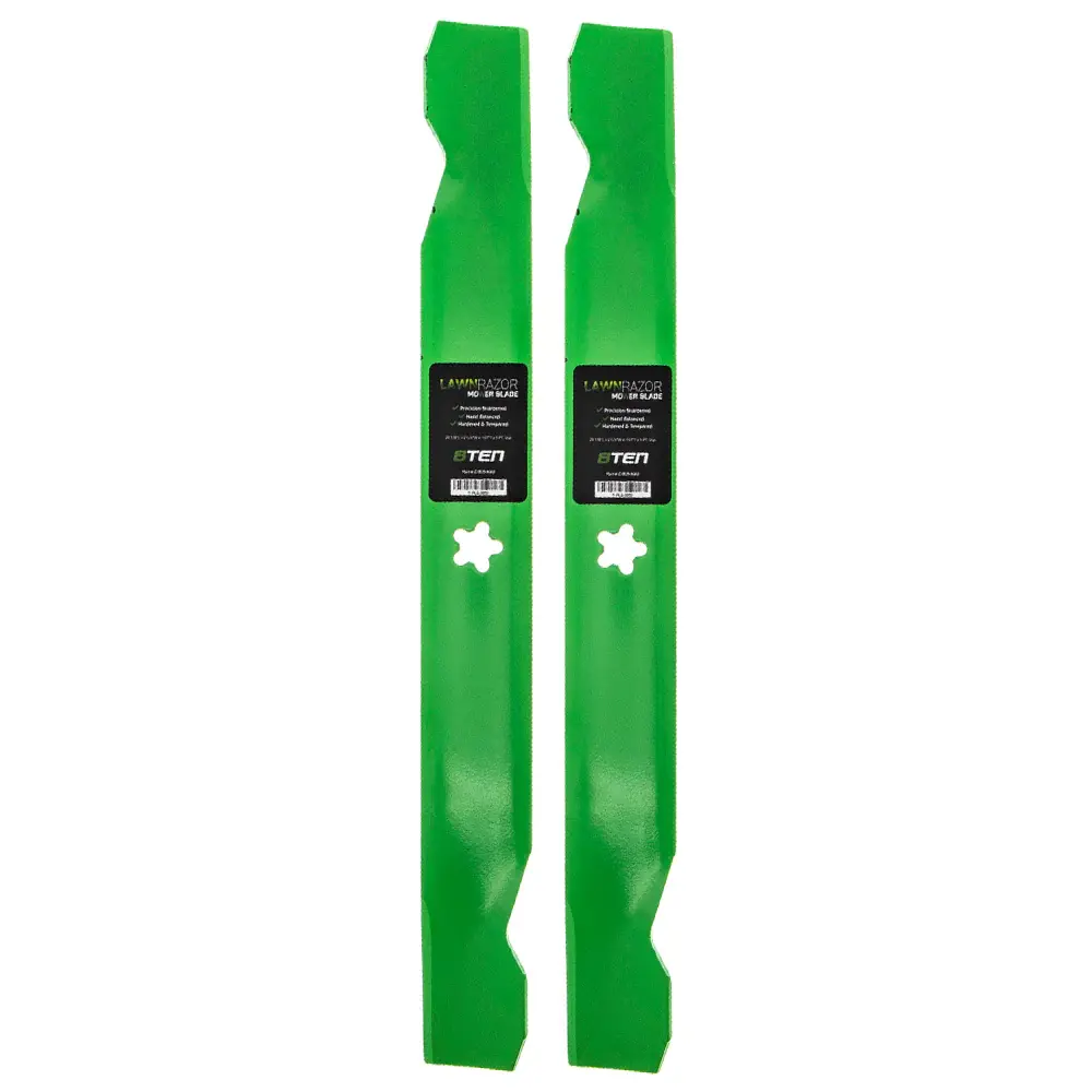 LawnRAZOR Notched High Lift Blade AYP Poulan Pro Husqvarna 134149 138971 127843 138498 532138971 | PAIR-SET