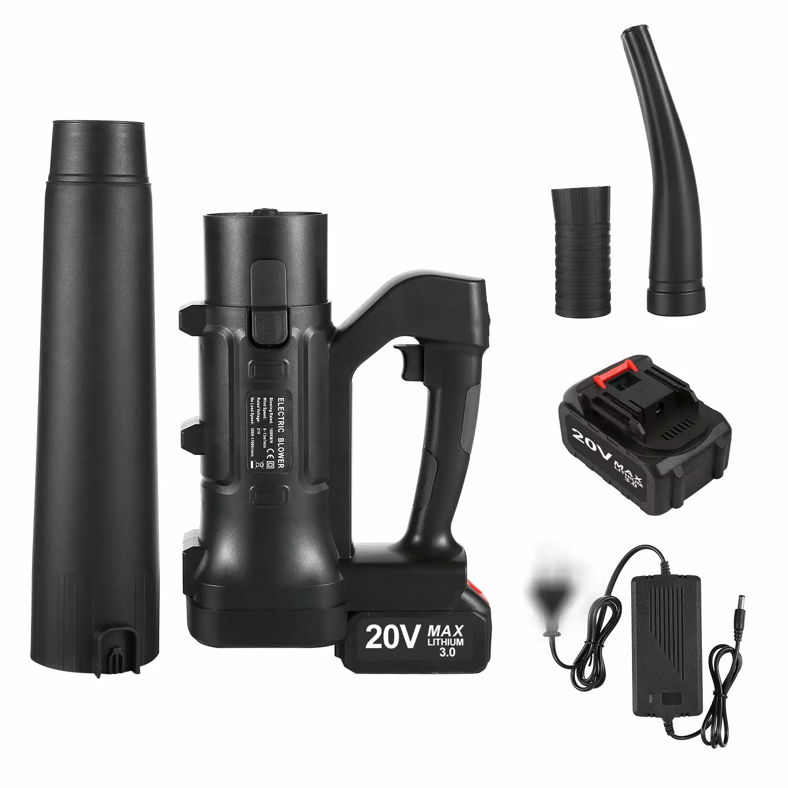 Geevorks Dust 2pcs 3.0ah Care And Blower Handheld Blower Patio Buzhi And 332-cfm/150-mph Lcd And Lawn Care Blower 3.0ah Ba...