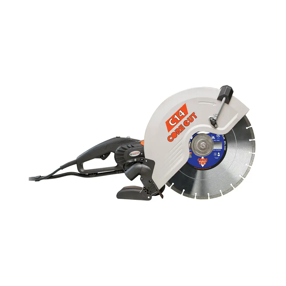 Diamond Products 48975 14 Inch Electric Hand Held Saw 15 AMP Motor Heavy Duty Cutting
