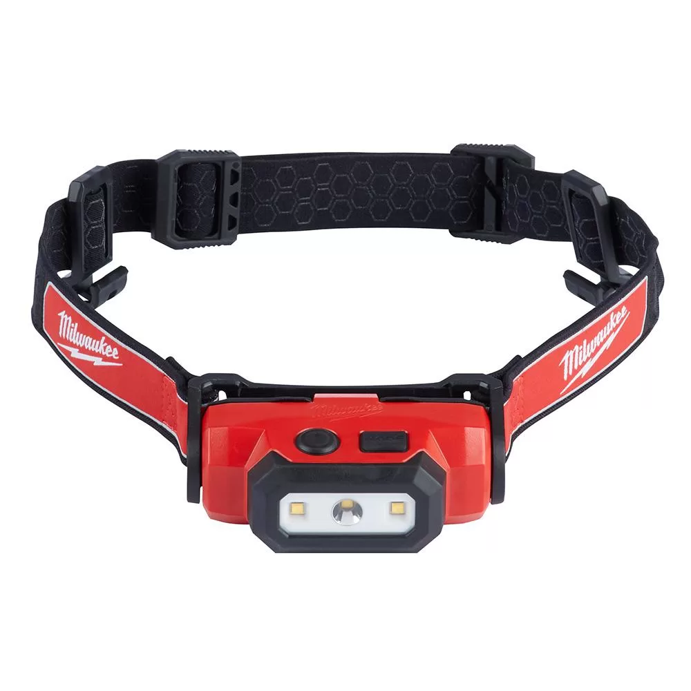 Milwaukee 475 Lumens LED Rechargeable Hard Hat Headlamp Construction Workers