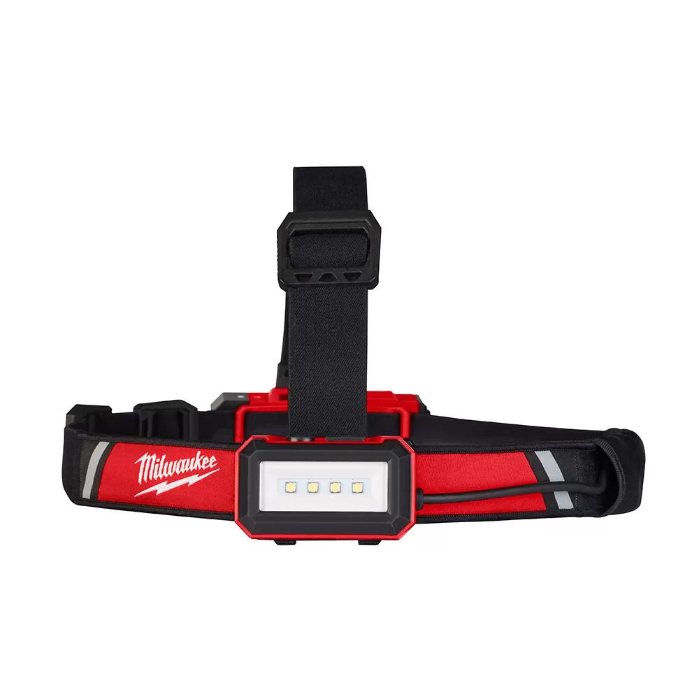 Milwaukee 600 Lumens LED USB Rechargeable Low-Profile Hard Hat Headlamp Construction