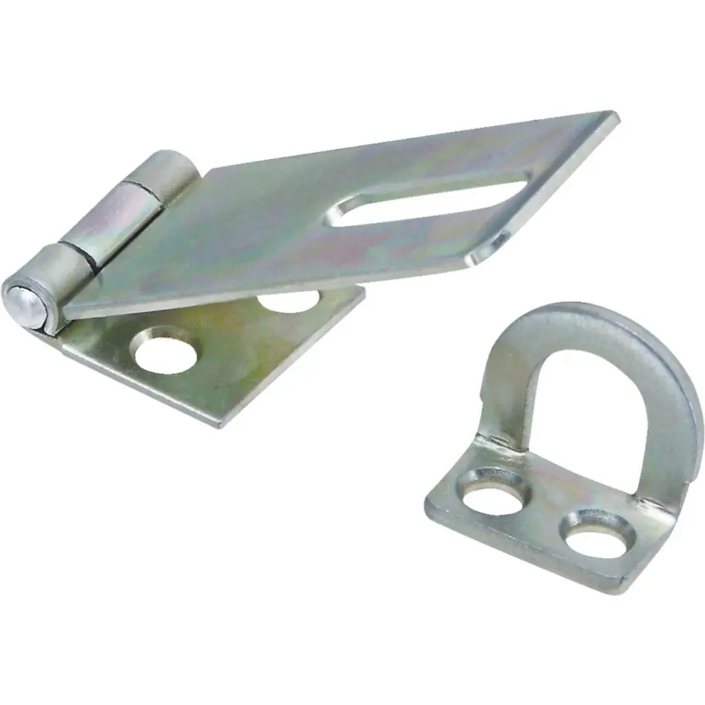 National 1-3/4 Inch Zinc Non-Swivel Safety Hasp Secure Locking