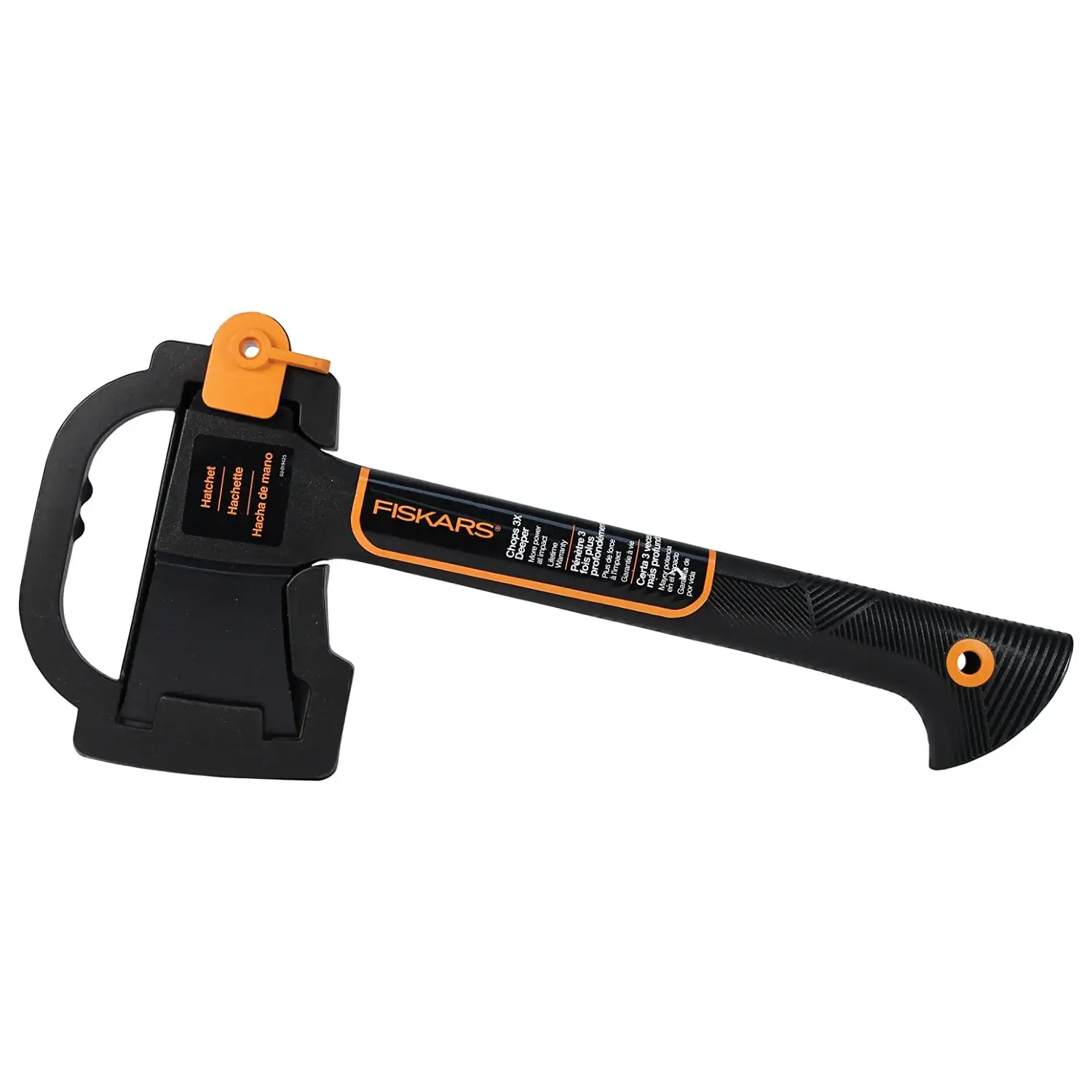 Fiskars 375501-1001 Hatchet FiberComp Handle and Sheath 14 Inch Camping Axe